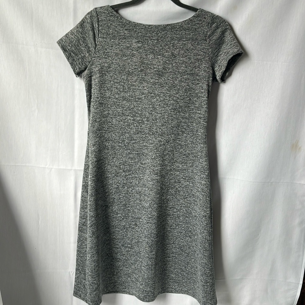 Ivanka Trump Gray Marled Sheath Dress Stretch Career Office Dress Size 8